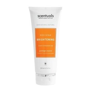 Scentuals Organic Skincare Brightening Body Scrub NWT Full Size 6.76 fl oz